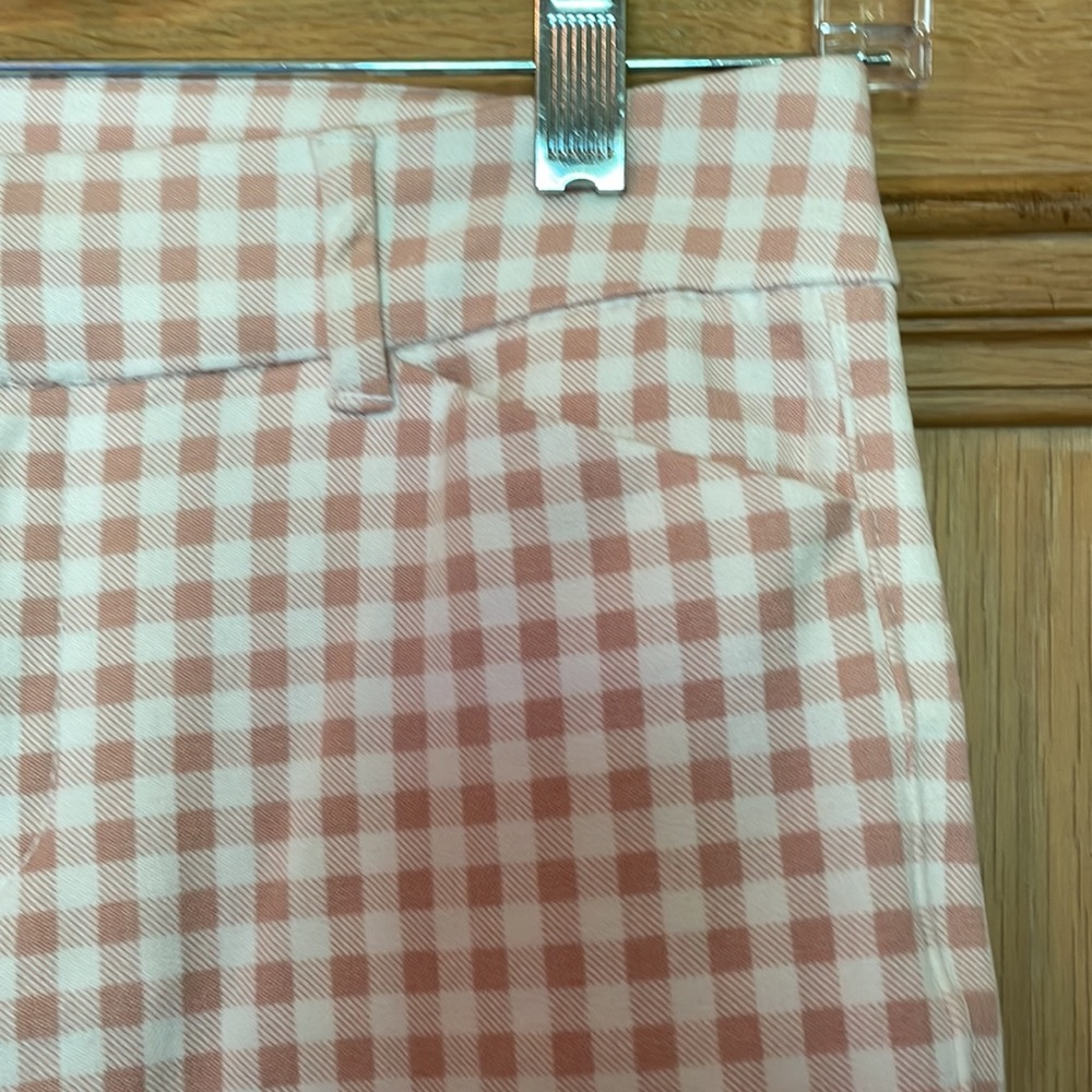 Pink gingham pants - Picture 3 of 4
